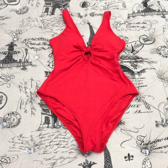 NWOT Robin Piccone AVA KNOT PLUNGE Swimsuit - Picture 4 of 8